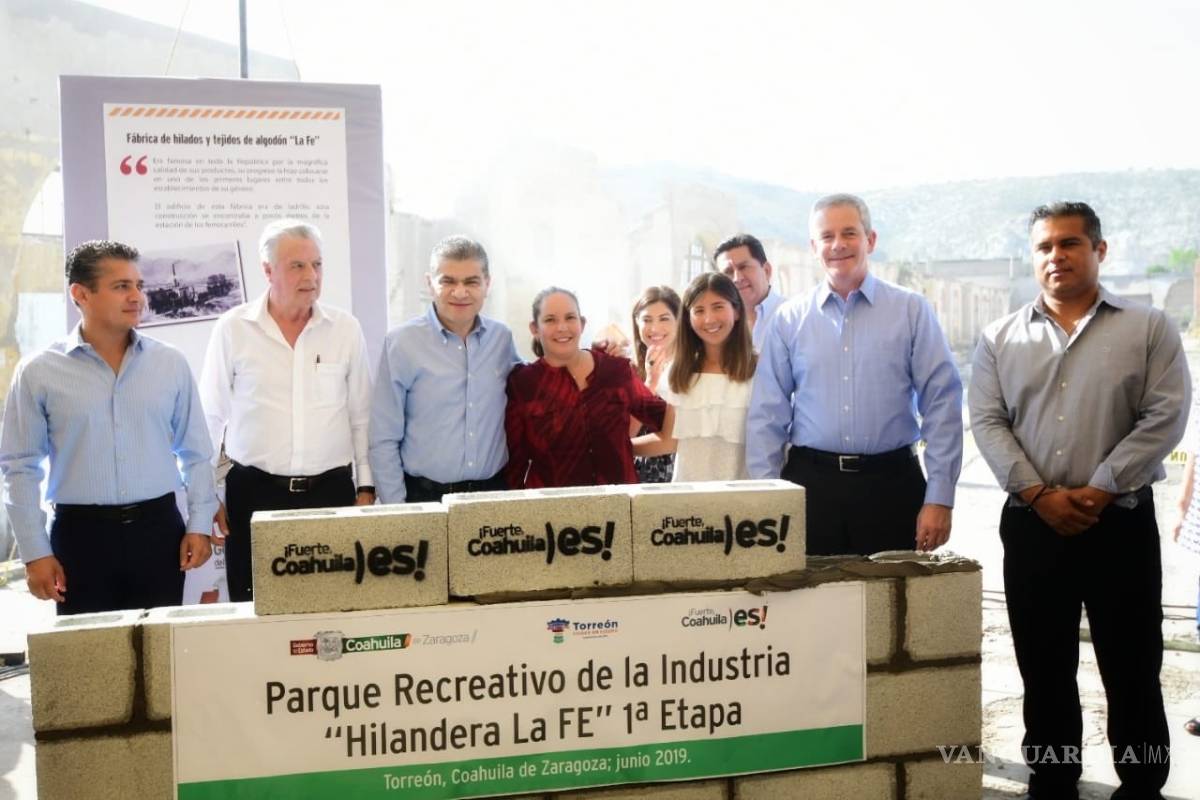 Arranca Miguel Riquelme construcción del Parque Hilandera la Fe” en Torreón