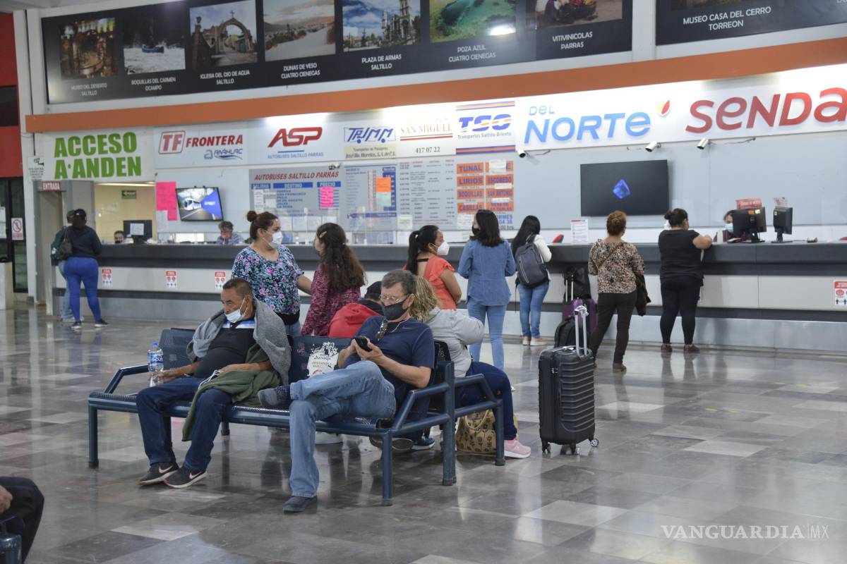 Aumenta 35 por ciento la demanda de boletos en Central Camionera de Saltillo