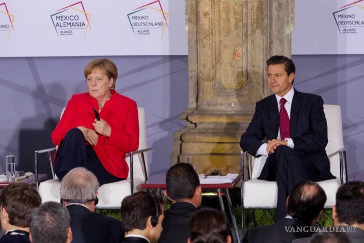 Peña Nieto y Angela Merkel, por un comercio libre y justo