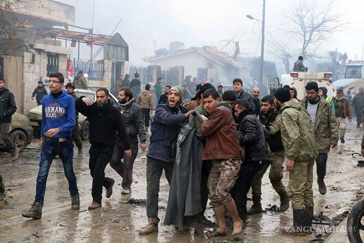 Suman 48 muertos tras ataque en Alepo