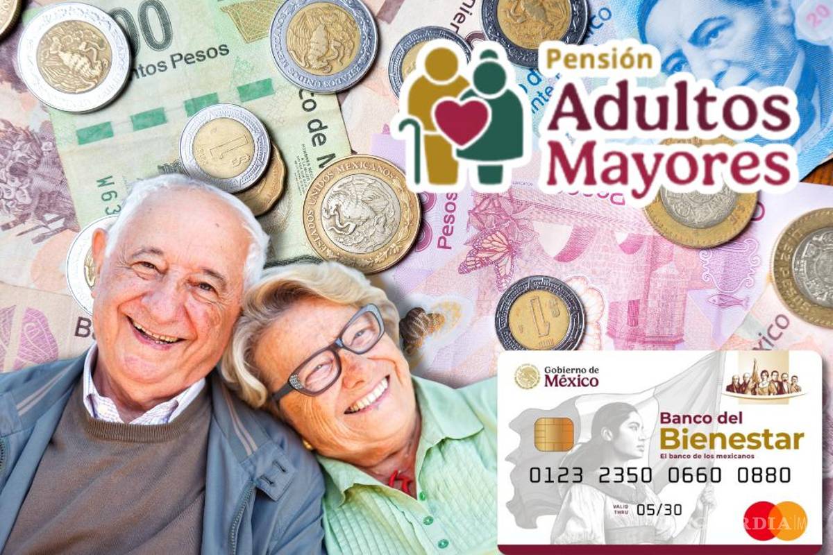 Pensión del Bienestar: calendario oficial del 24 al 27 de noviembre para pago de 6 mil 200 pesos