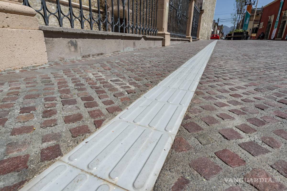 Líneas para débiles visuales en Paseo Capital de Saltillo pueden ser peligrosas: AMEVER