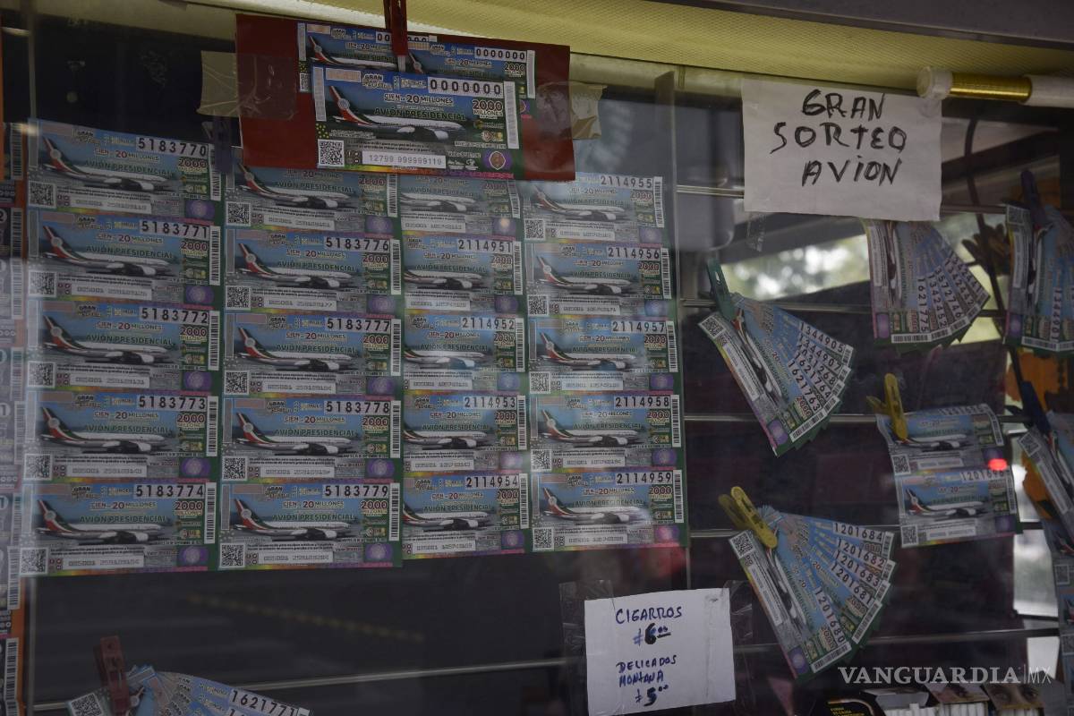 Habrá en San Lázaro boletos de rifa de avión