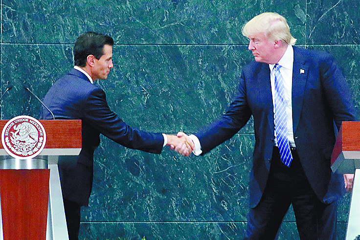 Visita de Trump enciende al País