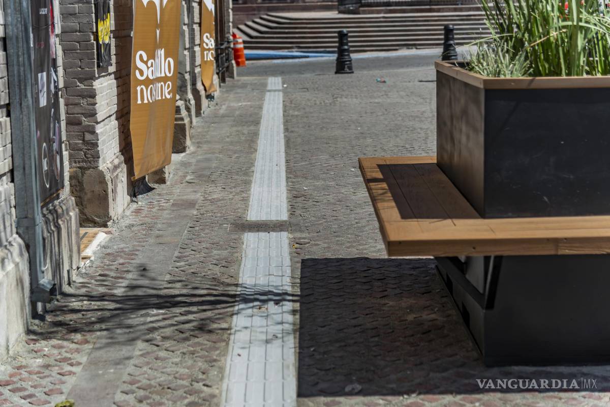 $!Dice AMEVER que el Paseo Capital prometía ser un espacio inclusivo y para todos, sin embargo, las personas con discapacidad visual no pueden desplazarse por el lugar.
