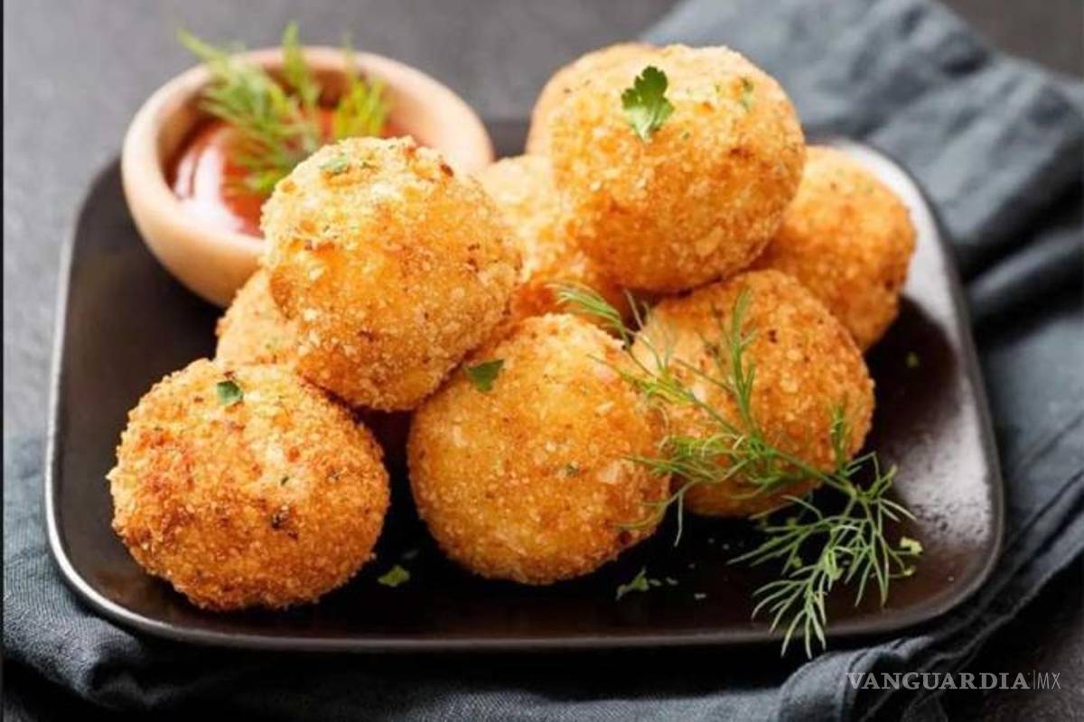 $!Bolitas de papa con queso.