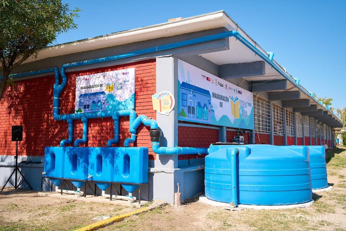 Por iniciativa de Fundación Coca-Cola, escuela de Piedras Negras es autónoma en tema del agua; es la 100 en México