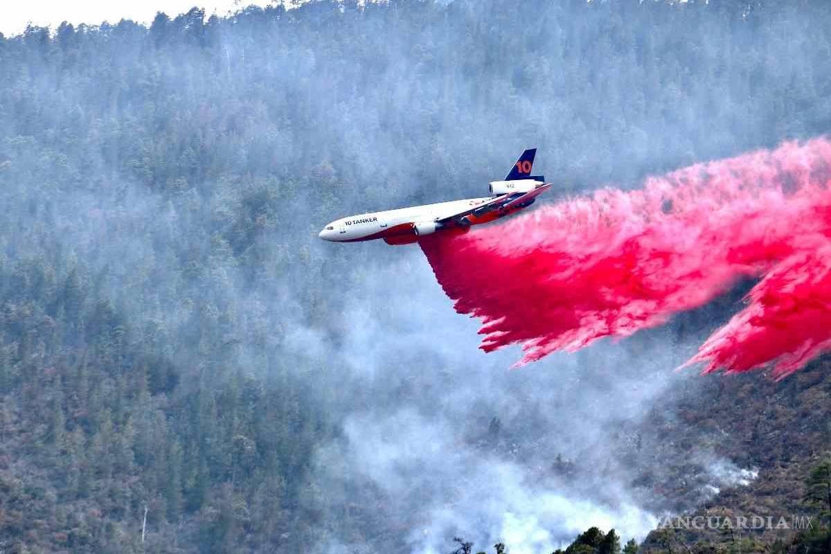 Previendo año ‘ardiente’ en Coahuila, alista Conafor aeronaves contra incendios
