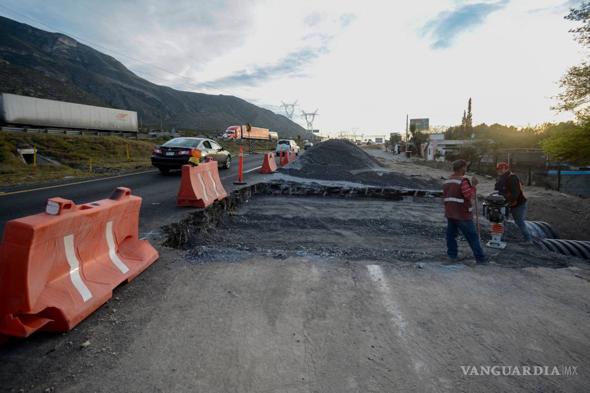 Colocarán cuatro rampas de emergencia en la autopista Monterrey-Saltillo