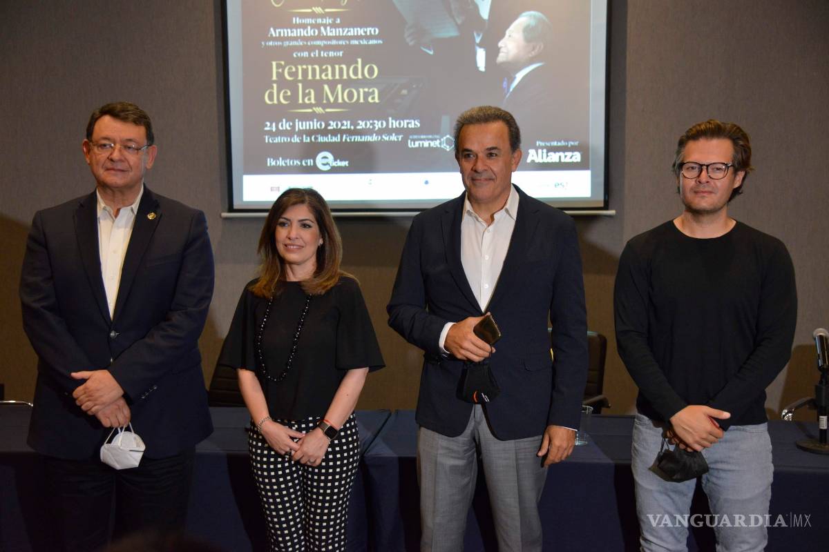 Rendirá homenaje a Manzanero: Fernando de la Mora invita a su concierto en Saltillo