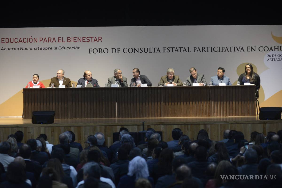 Se realiza en Saltillo el Foro de Consulta Estatal Participativa “Educación para el bienestar”