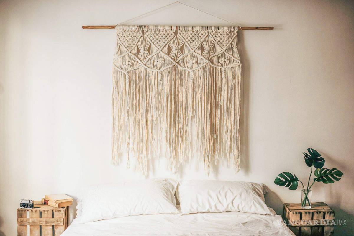 Colgantes, cobijas y hasta macetas, el macramé es el must de la temporada