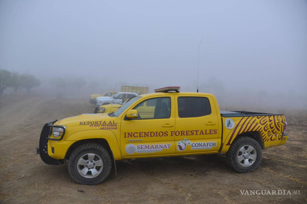 Favorece frente frío 47 combate al incendio en la Sierra de Arteaga