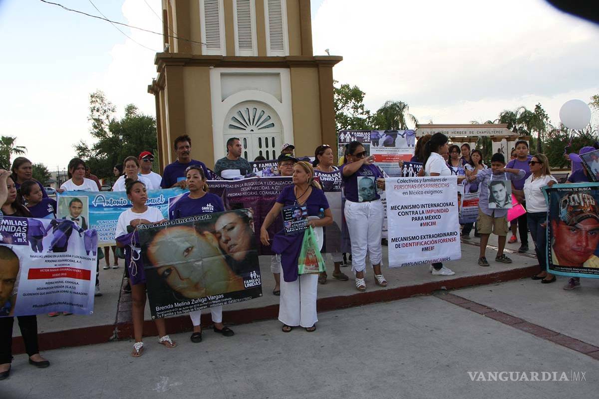 Durante marcha, familiares exigen continuar con la búsqueda de desaparecidos