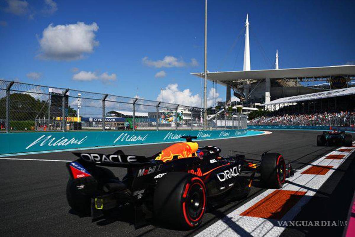 Cae Fernando Alonso en la segunda ronda de clasificación del GP de Miami y Verstappen se lleva la pole position