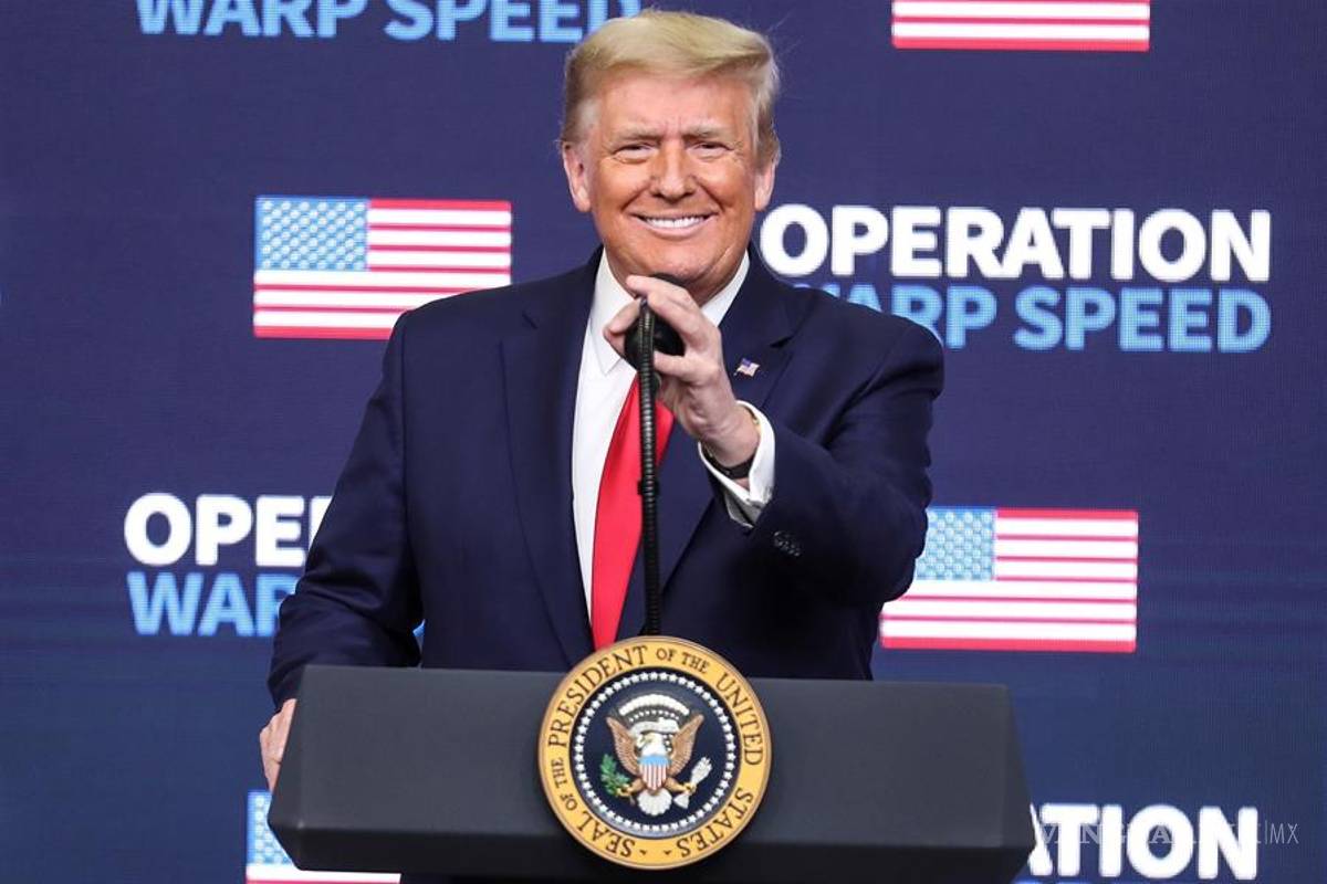 Trump intenta aplicar su doctrina de &quot;Estados Unidos primero&quot; a vacuna contra COVID