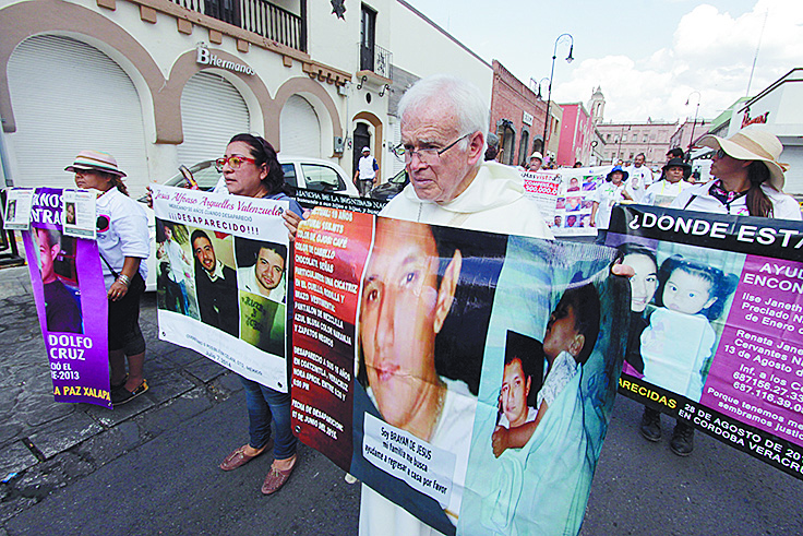 Marcha en Saltillo la Caravana Internacional de Búsqueda de Desaparecidos