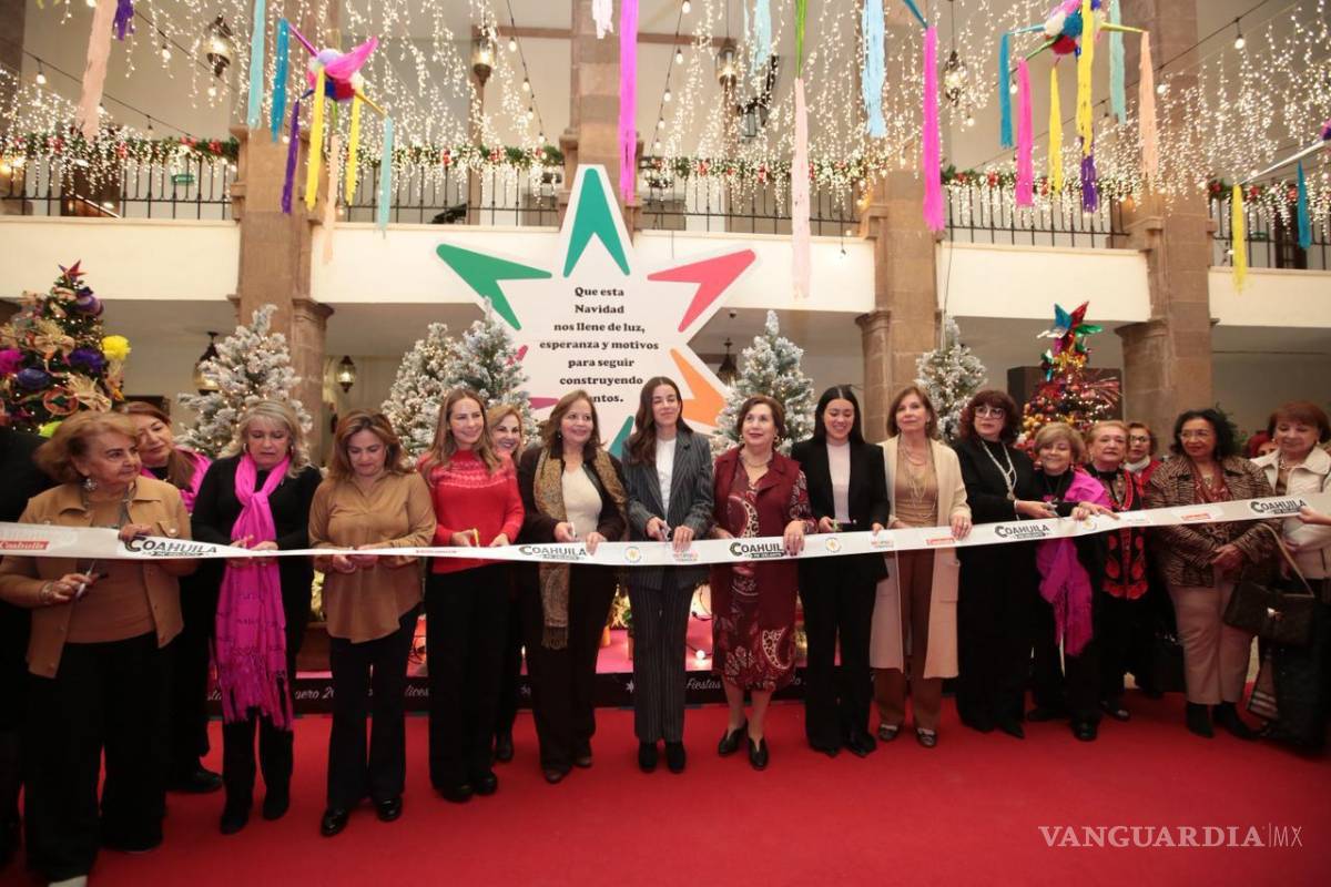 En Coahuila, inauguran exposición ‘Navidad Mexicana’ en Palacio de Gobierno