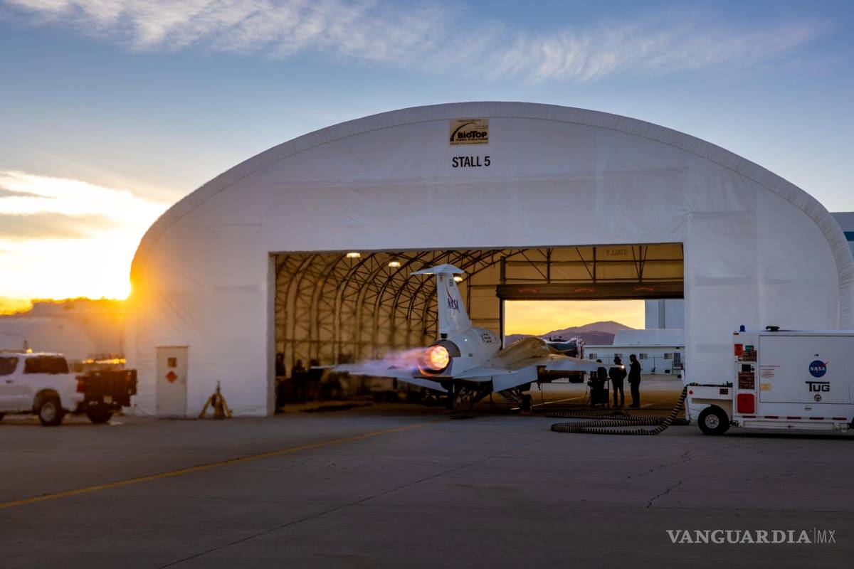 $!El avión a reacción X-59, construido por la NASA y Lockheed Martin y capaz de alcanzar velocidades supersónicas.