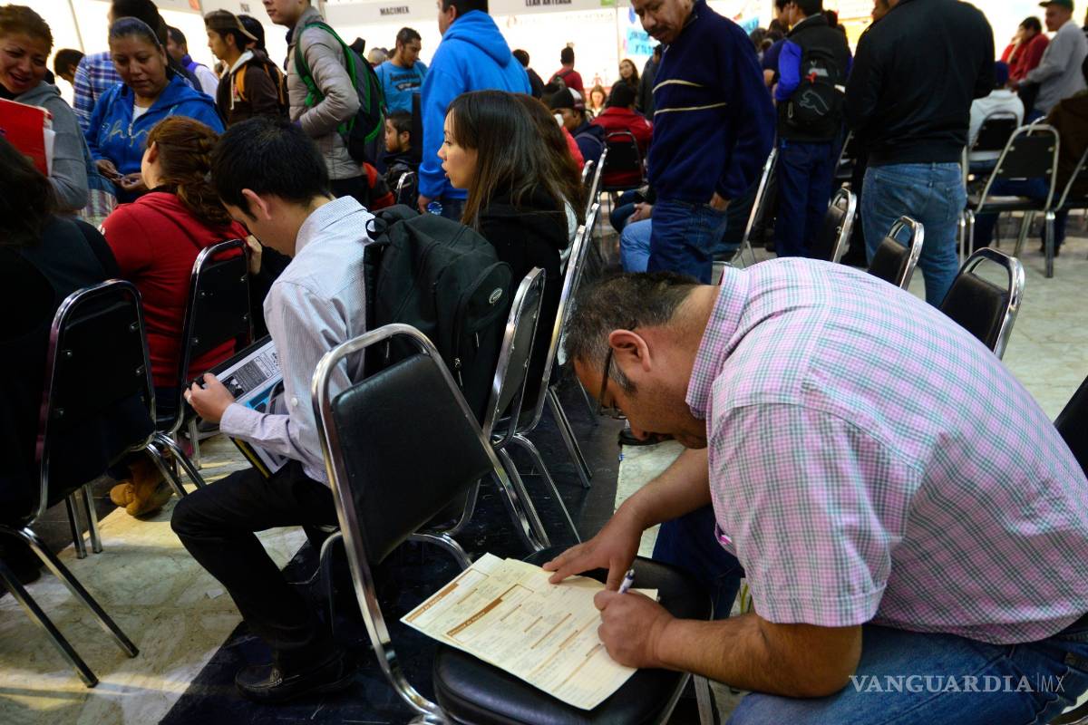 INEGI: en Coahuila, 4 de cada 100 no consigue empleo