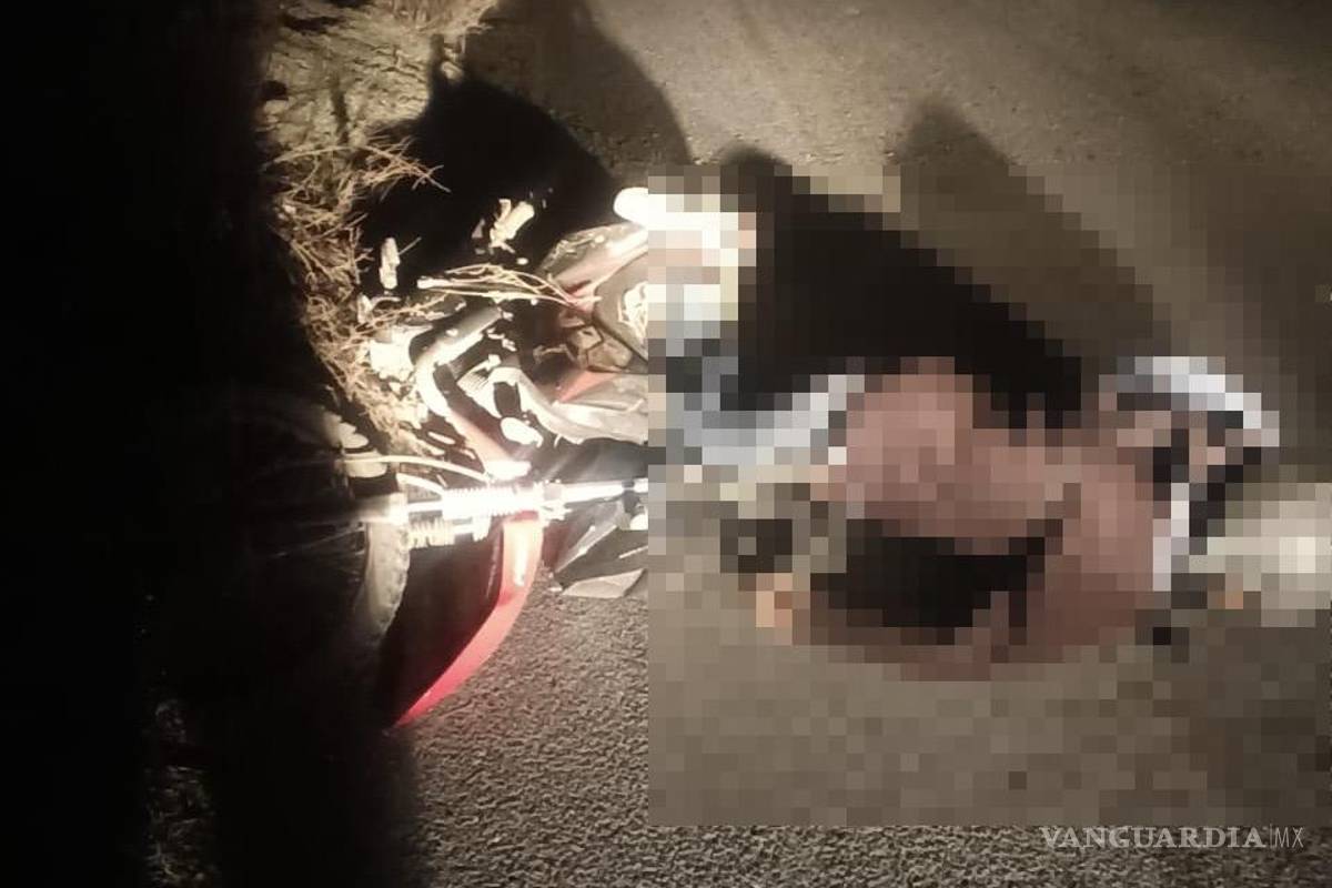 Fallece motociclista en camino vecinal a General Cepeda; se investiga el hecho