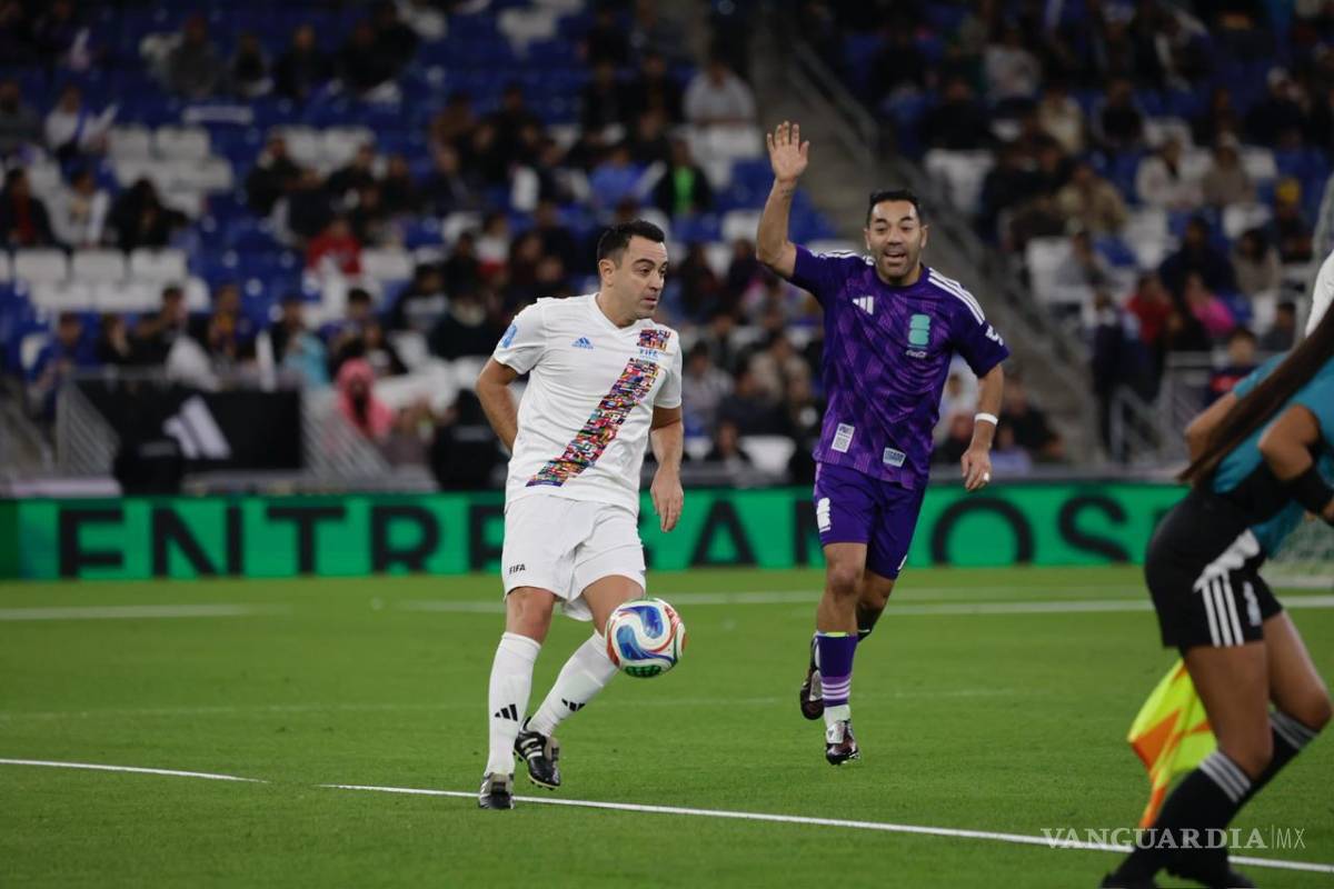 $!México y el Equipo Internacional ofrecieron un partido lleno de goles, recuerdos y momentos técnicos en el Estadio BBVA de Monterrey.