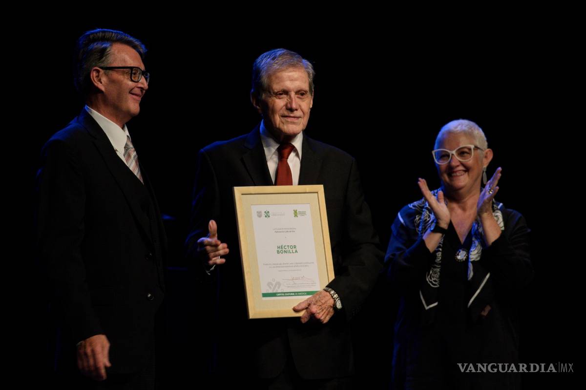 Héctor Bonilla se convierte en Patrimonio Cultural Vivo