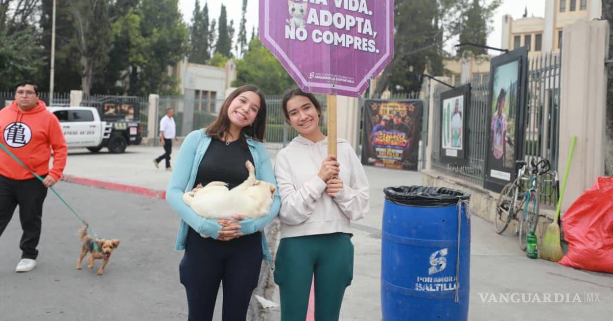 Ruta Recreativa de Saltillo combina ejercicio, salud y adopción de mascotas