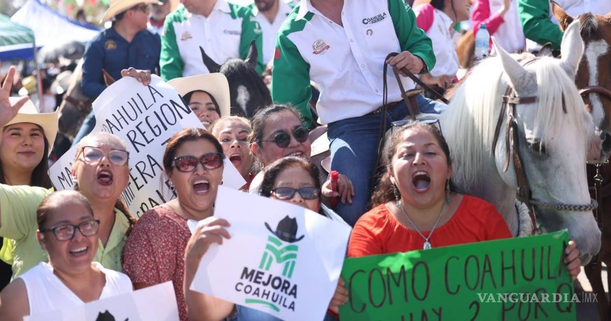 Es la Gran Cabalgata de Sabinas la mejor de México: Manolo Jiménez