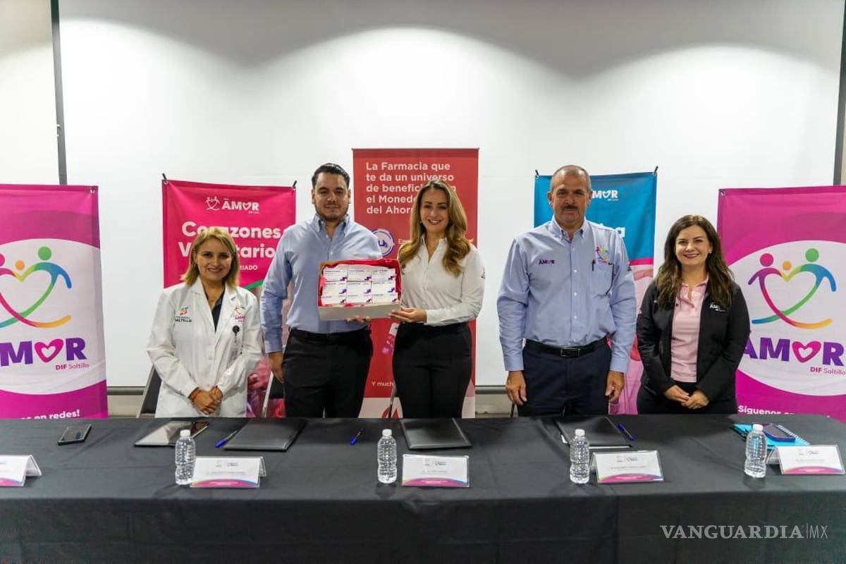 DIF Saltillo y Farmacias del Ahorro unen esfuerzos para llevar medicamentos a familias vulnerables