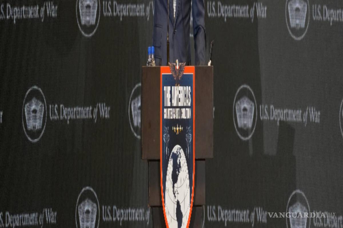 $!El secretario de Defensa de EU, Pete Hegseth, en el foro de la Coalición de las Américas Contra los Cárteles, el miércoles 12 de agosto de 2026, en Panamá.