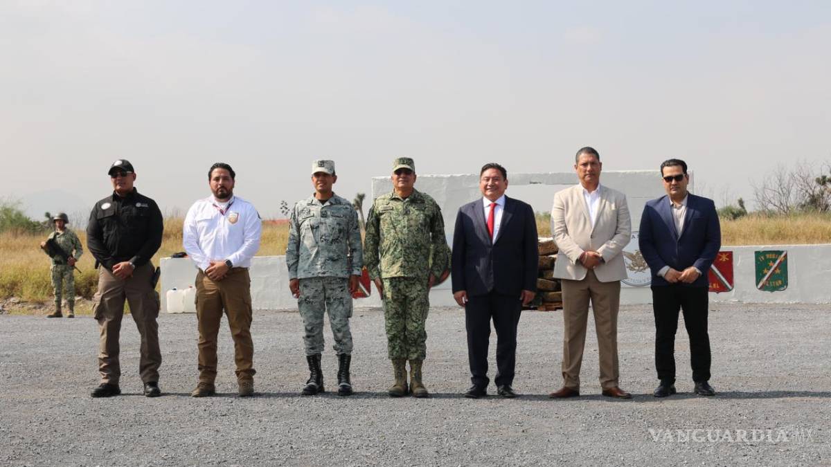 Incineran en NL más de 300 kilos de droga correspondiente a 124 carpetas de investigación