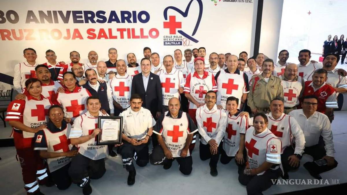 Saltillo: Celebra la Cruz Roja cumplir 80 años dando servicio de calidad a la comunidad
