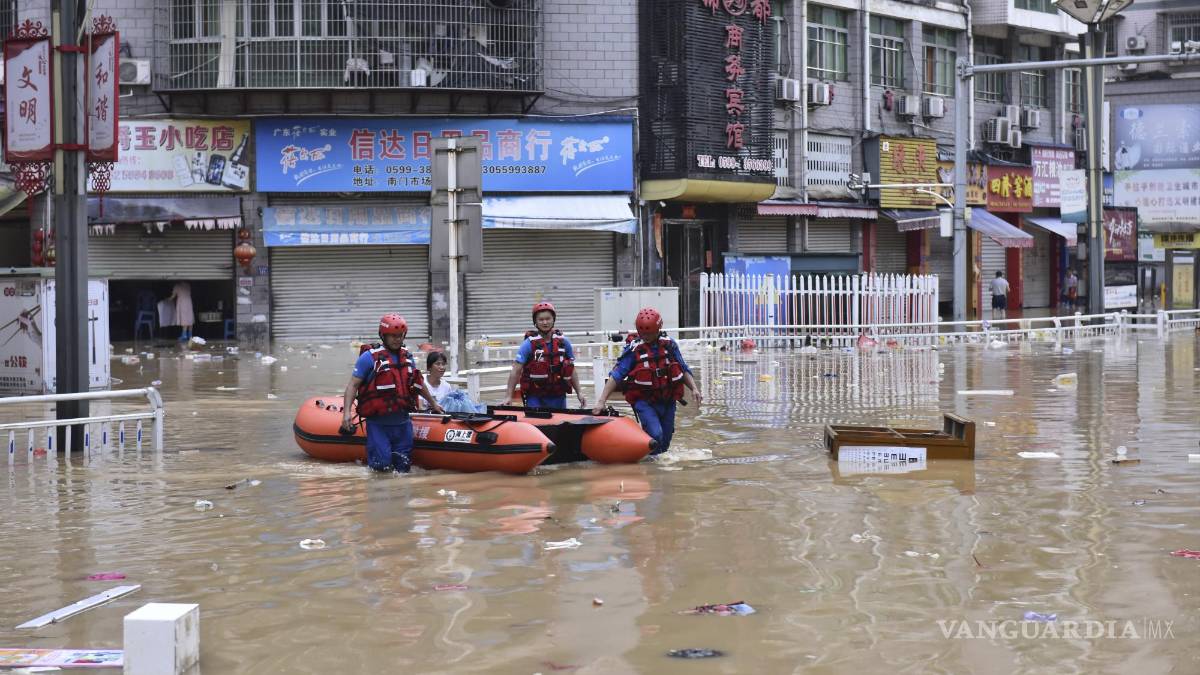 Miles de personas son evacuadas por las Inundaciones en China