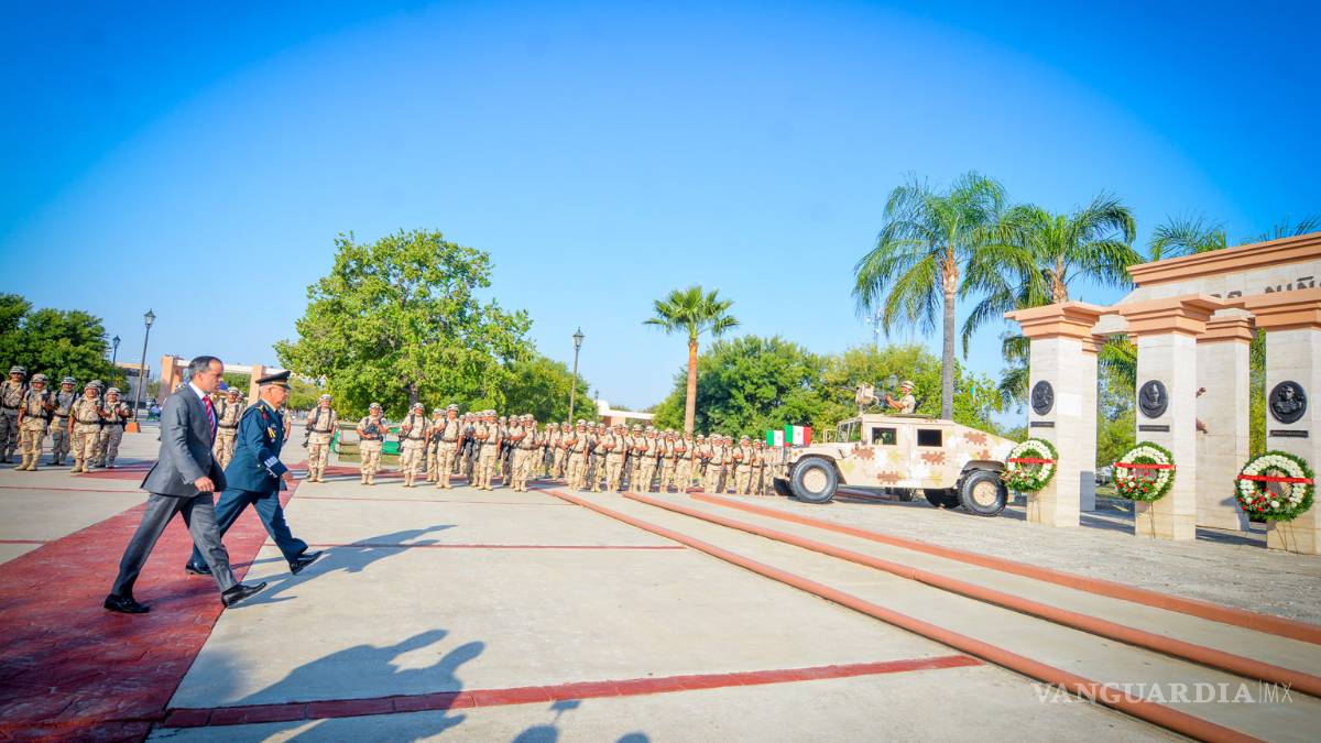 Conmemoran Aniversario de la "Gesta Heroica Chapultepec" en Piedras Negras