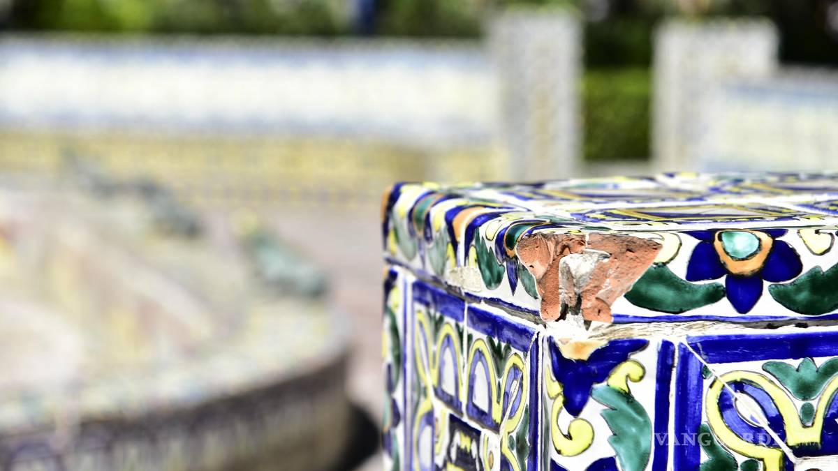 Fuentes de agua en Saltillo: secas y sin mantenimiento