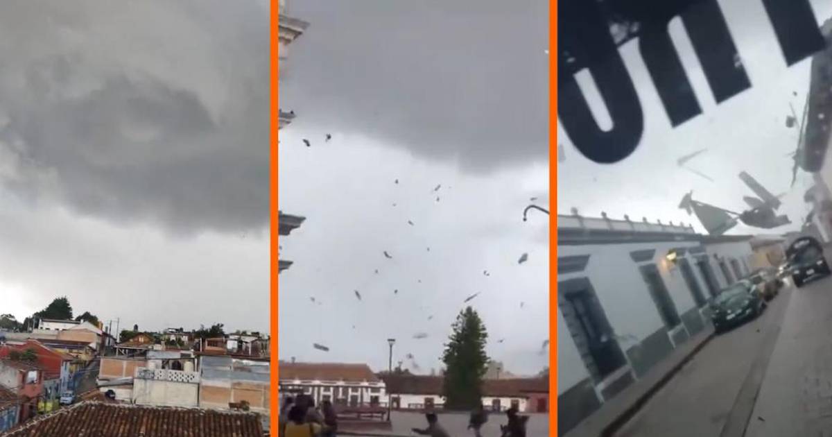 Tornado deja daños en San Cristóbal de las Casas, Chiapas