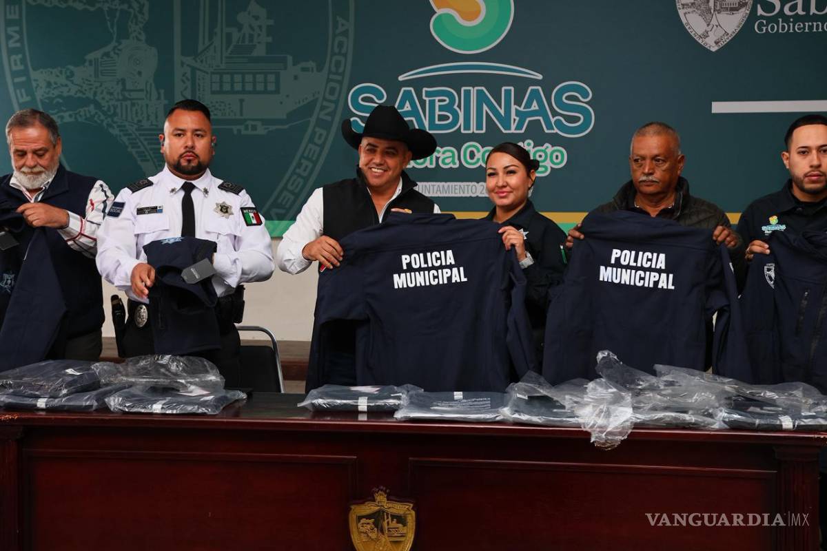 Compromiso con la seguridad: Gobierno de Sabinas invierte en equipamiento y dignificación policial