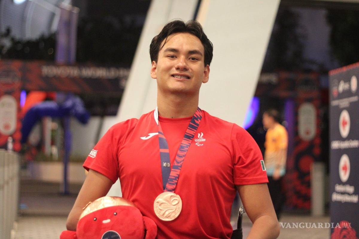 Ángel Camacho logra bronce en 100 m libre S4 del Mundial de Para Natación Singapur 2025