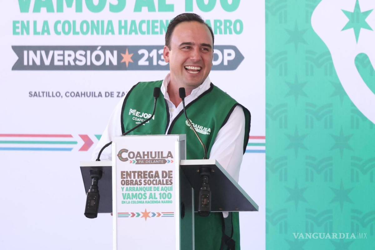 $!El gobernador Manolo Jiménez Salinas entregó dos aulas en la primaria Javier López del Bosque.