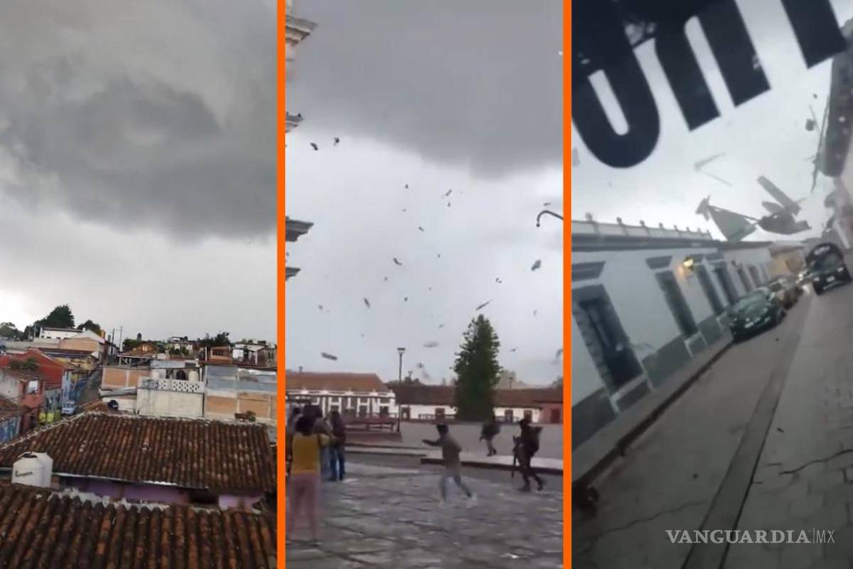 Tornado deja daños en San Cristóbal de las Casas, Chiapas