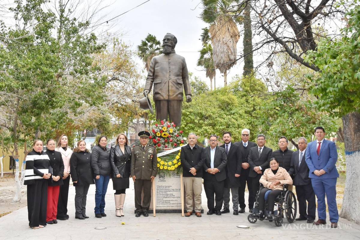 Conmemoran en Cuatro Ciénegas el natalicio de Venustiano Carranza