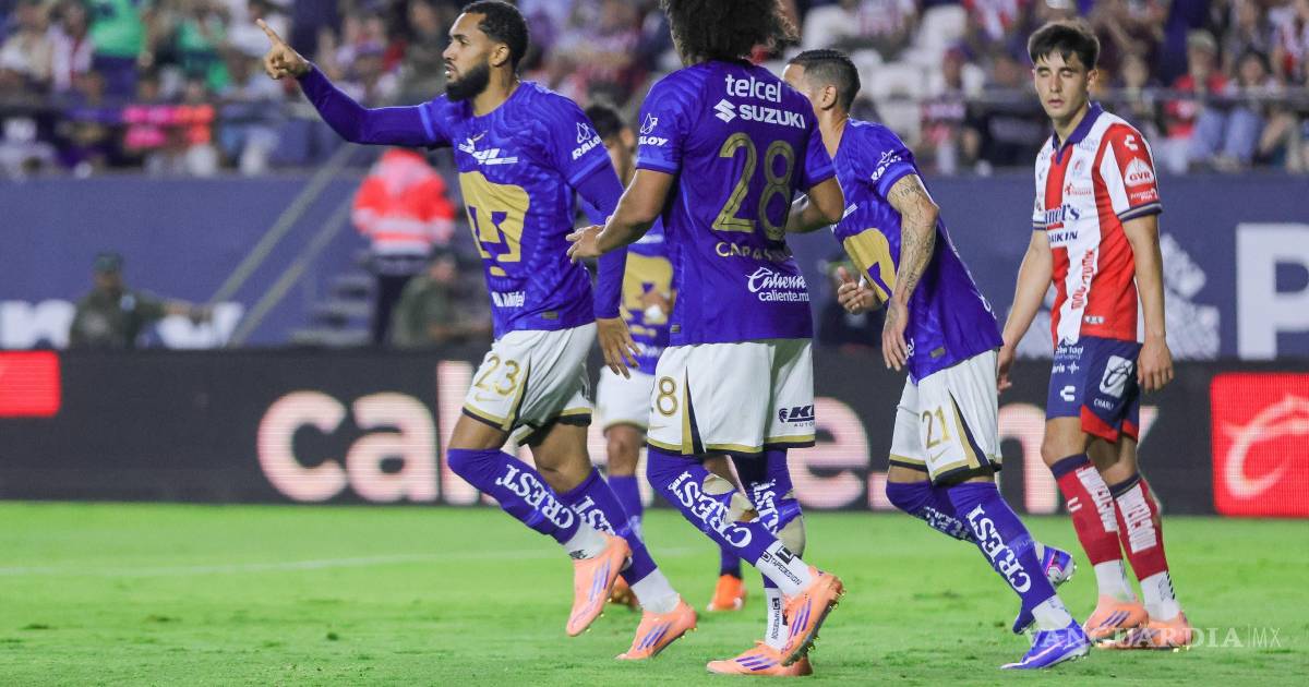 Pumas clasifica a la Liguilla hoy: Vence 2-0 a San Luis en el Estadio Olímpico Universitario