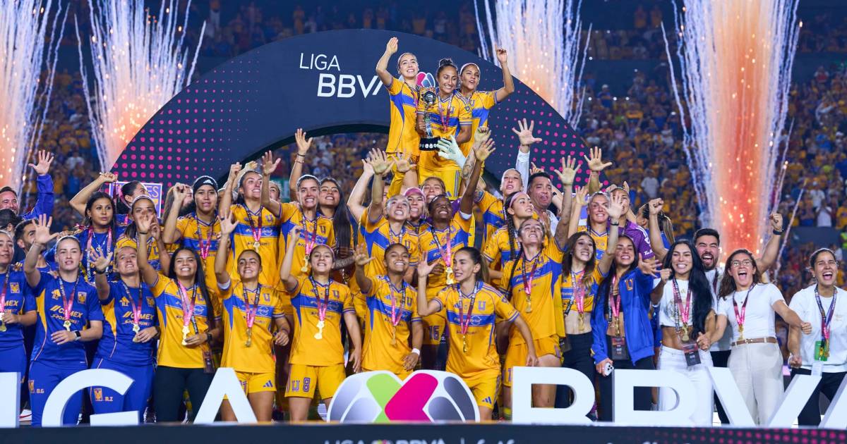 Tigres Femenil derrota 1-0 al América en El Volcán y se corona campeona del Apertura 2025 de la Liga MX Femenil
