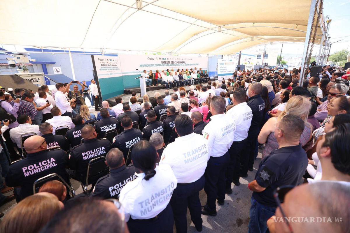 Se inaugura el C2 de la Policía Preventiva de Monclova; arrancan el Centro Integral de Seguridad