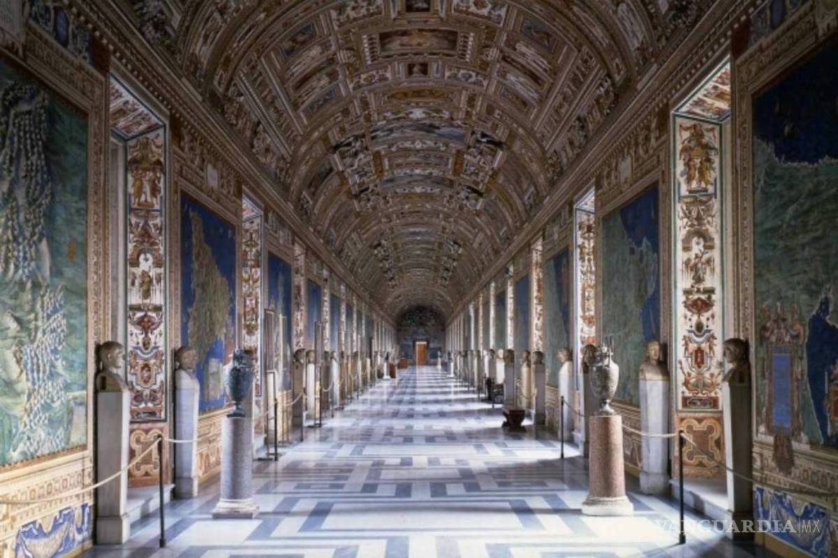 Renace esplendor de la antigua Italia en mapas de los Museos Vaticanos