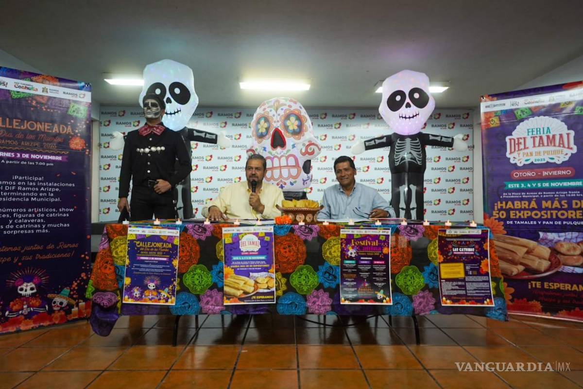 Con callejoneada y tamales, festejará Ramos Arizpe Día de Muertos; aquí te presentamos las actividades