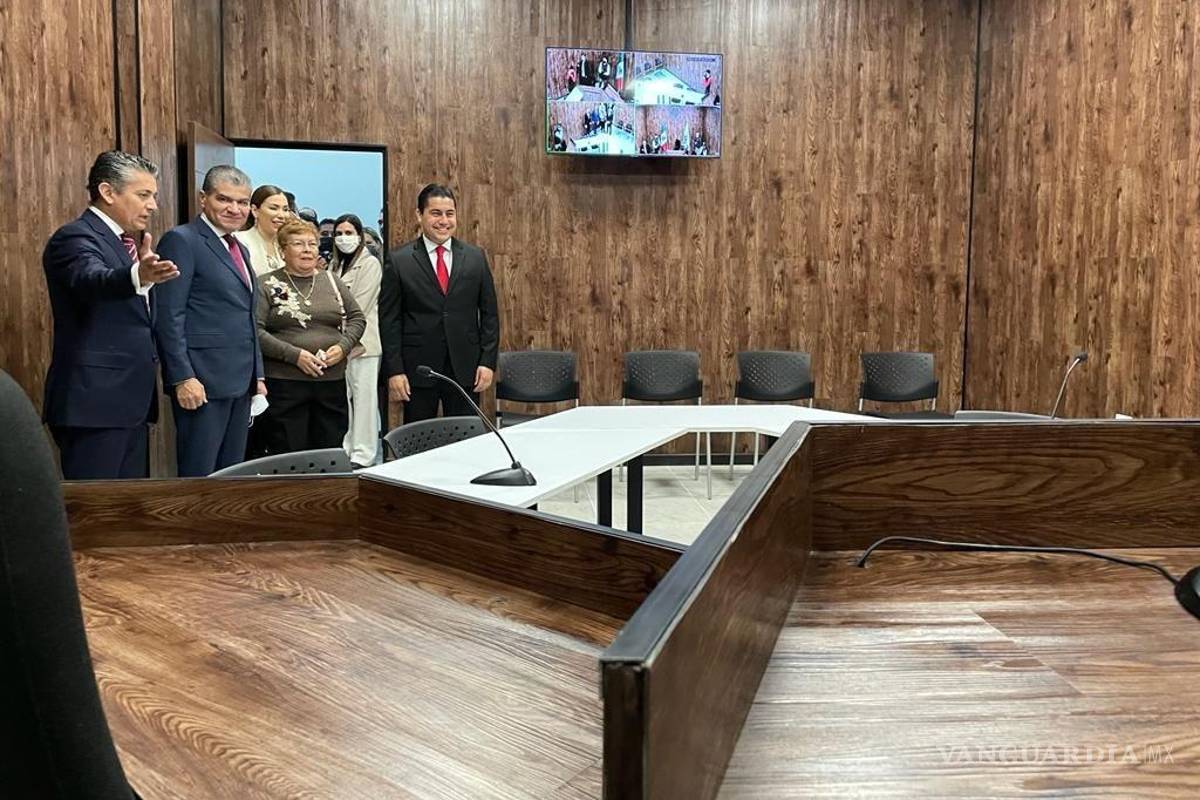 Inaugura Riquelme Centro de Justicia Civil en Carbonífera