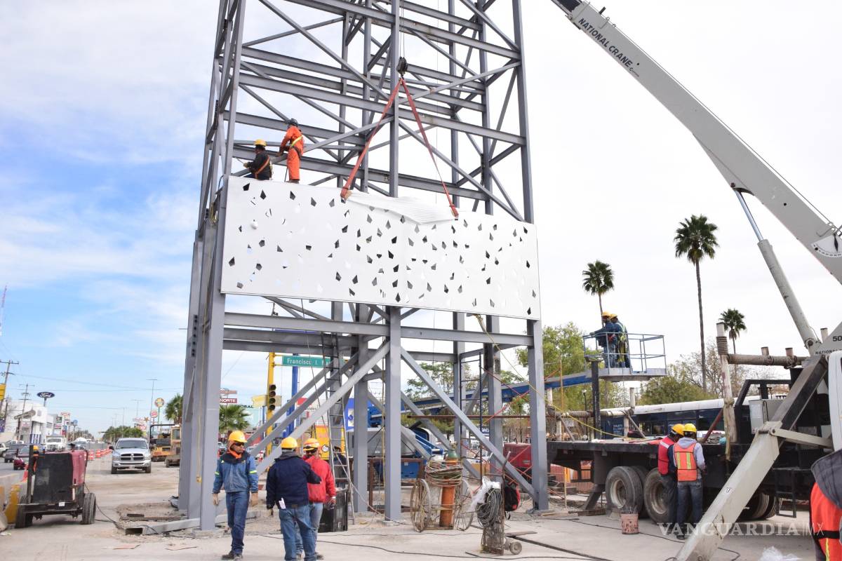 Extienden fecha de entrega de obra en el monumento a Madero de Monclova