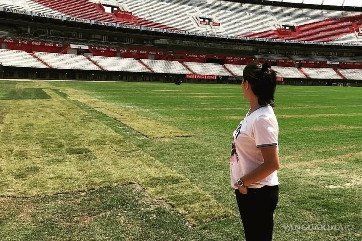Error deja en ruinas el césped del estadio de River